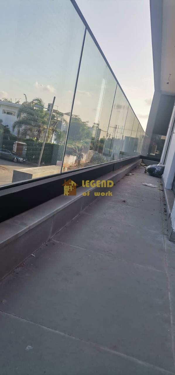 Garde-corps verre & inox - réalisation LEGEND OF WORK Casablanca