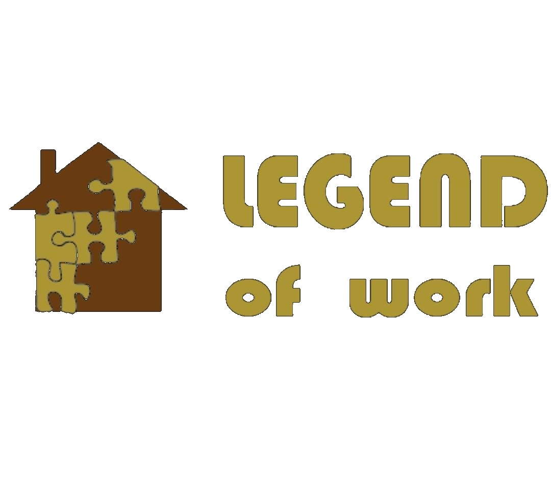 Logo LEGEND OF WORK - Menuiserie Aluminium Casablanca