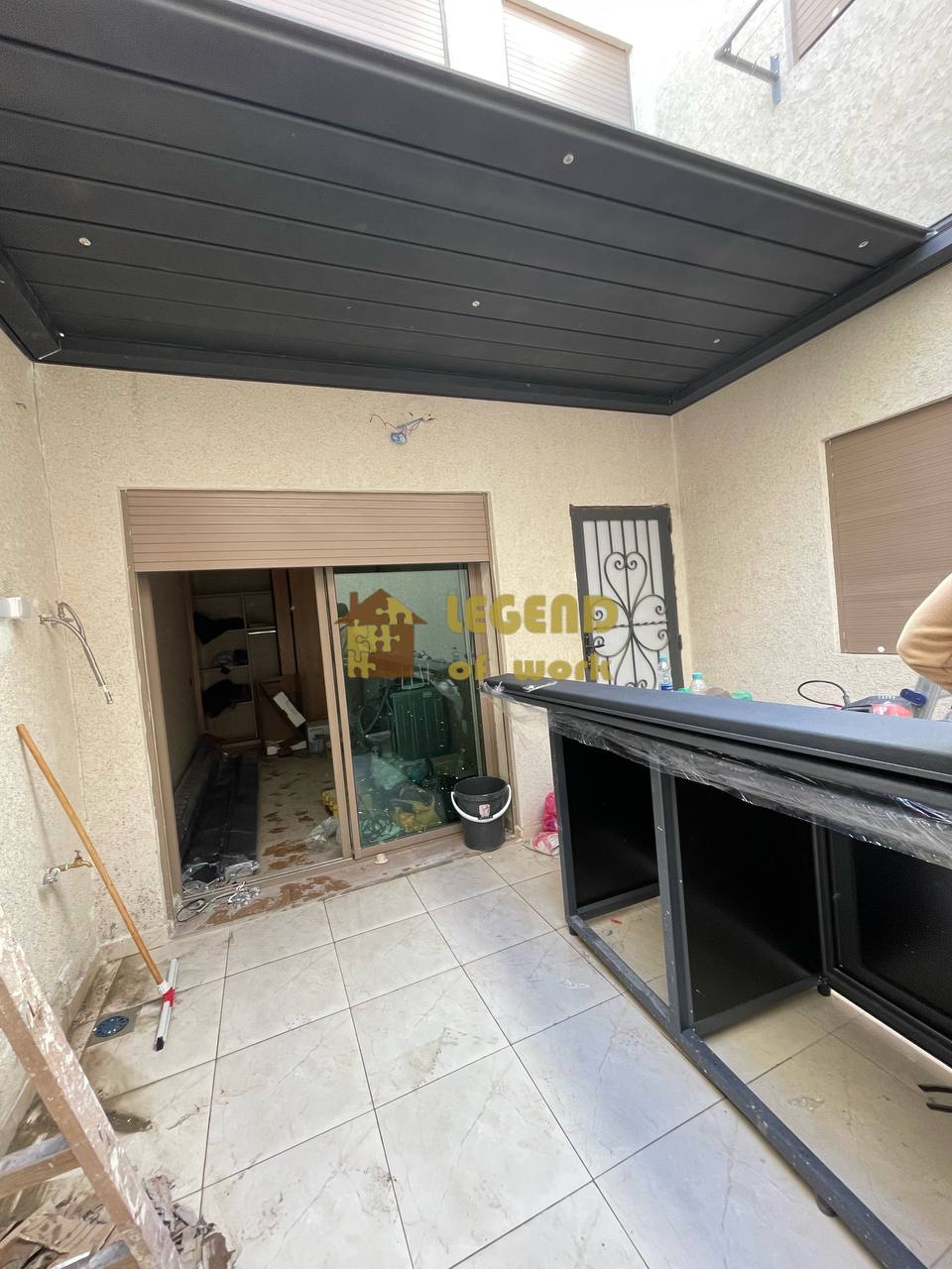 Pergola bioclimatique - réalisation LEGEND OF WORK Casablanca